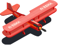Red Plane Icon